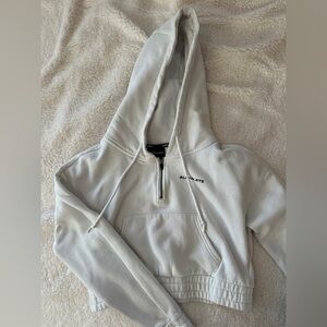 Alphalete Cropped Half Zip Hoodie Sweatshirt Women’s Size Small Free Shipping